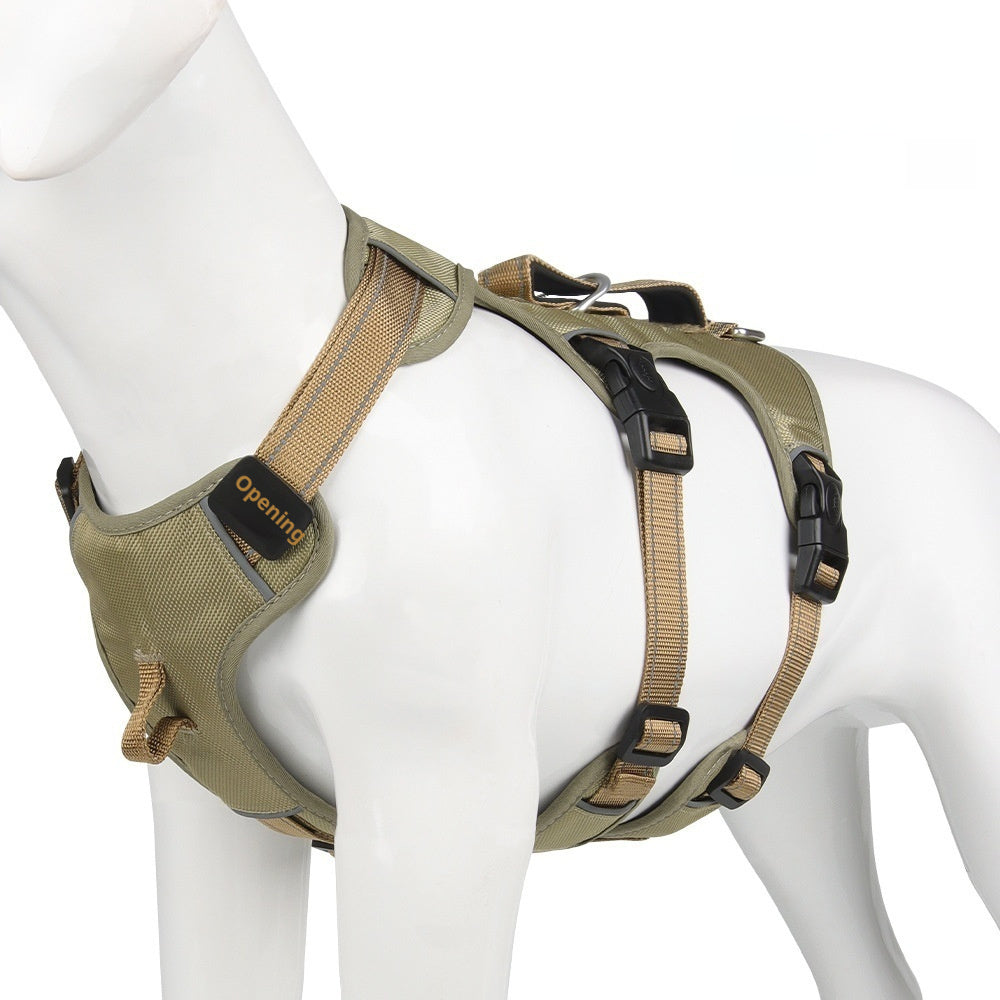 Harness For Large Dogs Durable Bite-Resistant Chest And Back Harness For Dogs