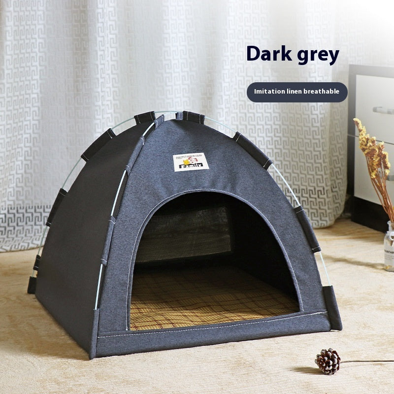 Cat Nest Tent Outdoor Breathable House Small And Medium-sized Dogs Removable And Washable