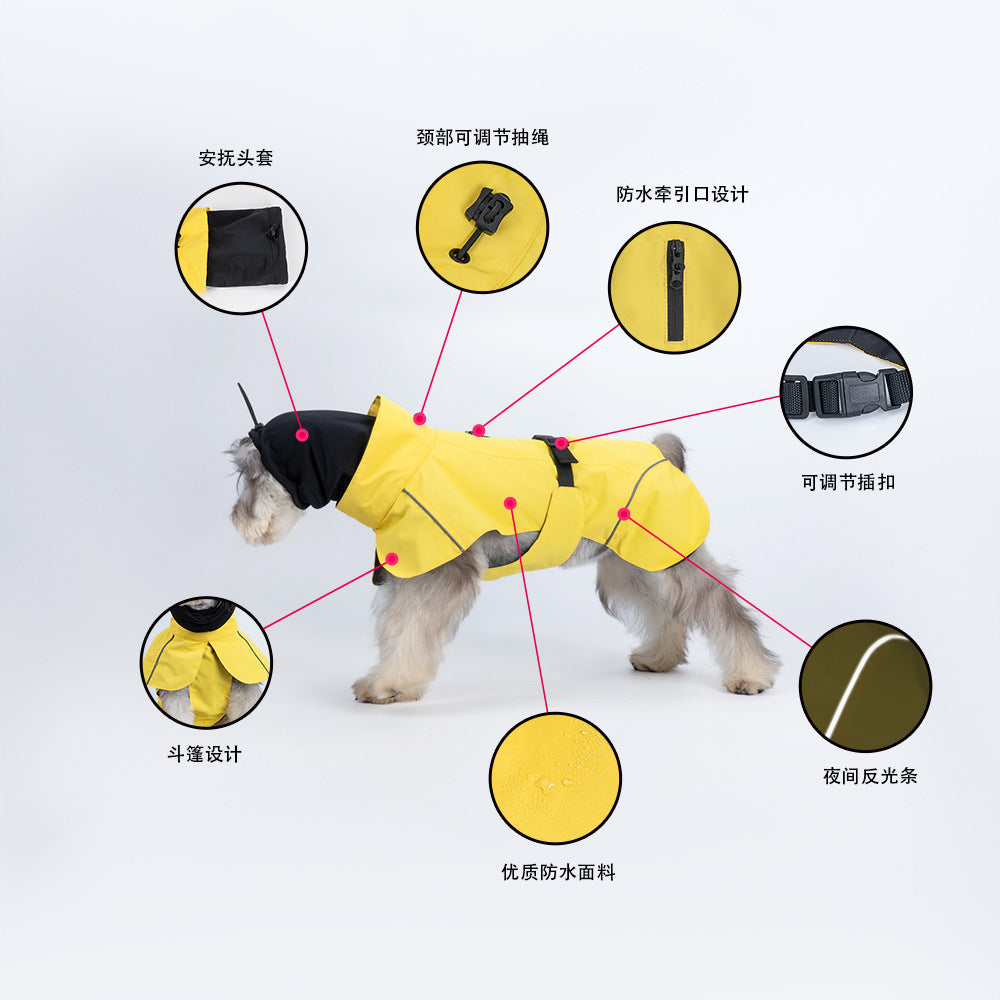 Pet Dog Small And Medium-sized Dogs Waterproof Universal Poncho