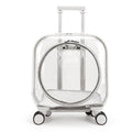 Transparent Portable Outdoor Mute Dogs And Cats Trolley Case Space Capsule
