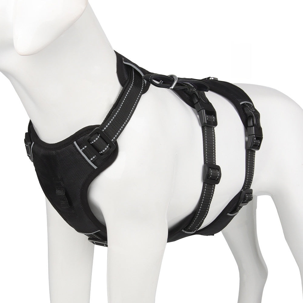 Harness For Large Dogs Durable Bite-Resistant Chest And Back Harness For Dogs