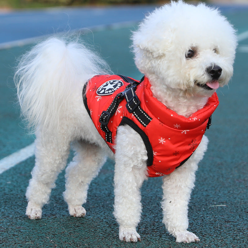 Pet Warm Dogs Cotton Coats With Thickened Fleece