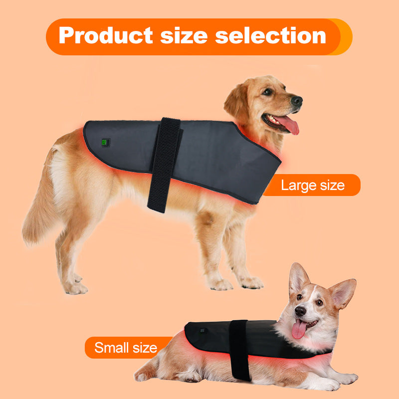 New L Size Pet Red Light Infrared Physiotherapy Instrument Dogs And Cats Back And Abdomen Injury Fracture Healing Portable Timing Wireless