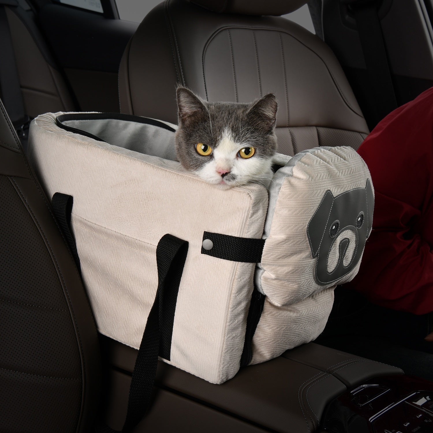 Cats And Dogs Are Prone To Carry Travel Car Backpack Console Car Seat Car Armrest