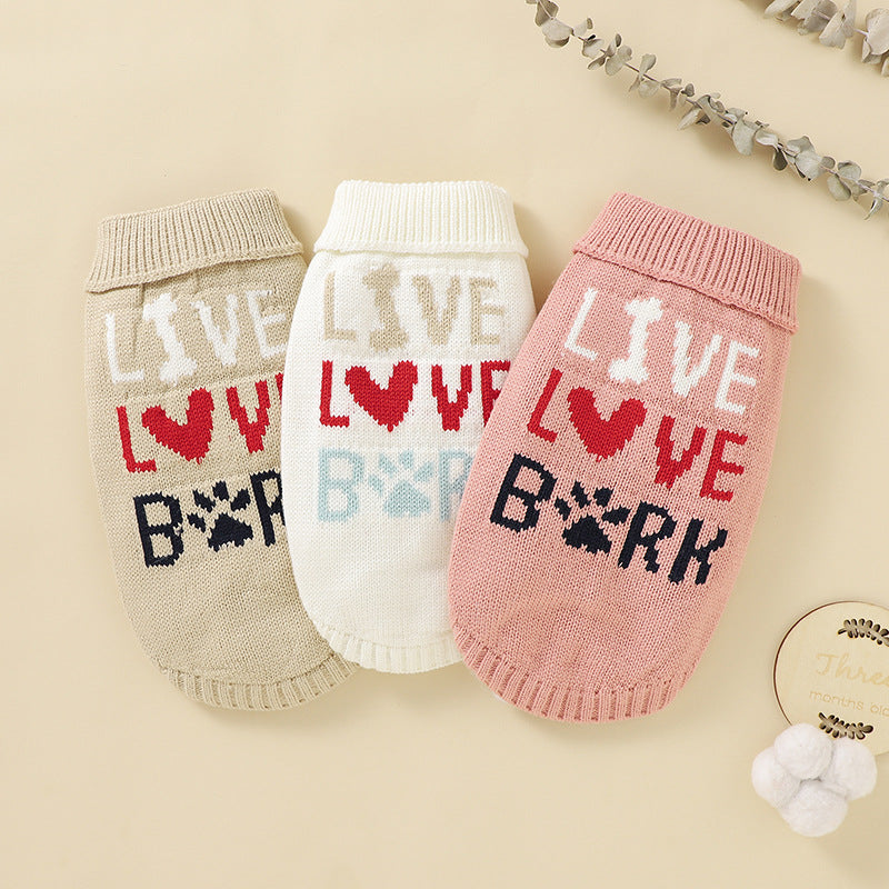 Pet Cats And Dogs Fashion Round Neck Fleece