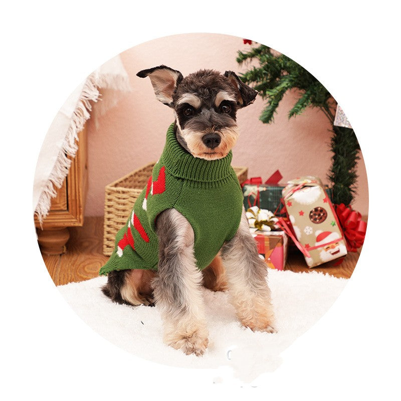 Small And Medium-sized Dogs Christmas Sweater Clothing