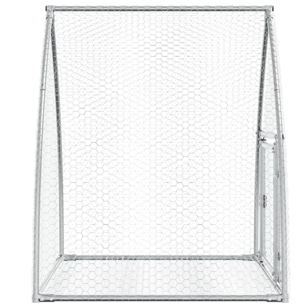 Rabbit Hutch Silver 100x Galvanized   Rabbit Hutch Silver