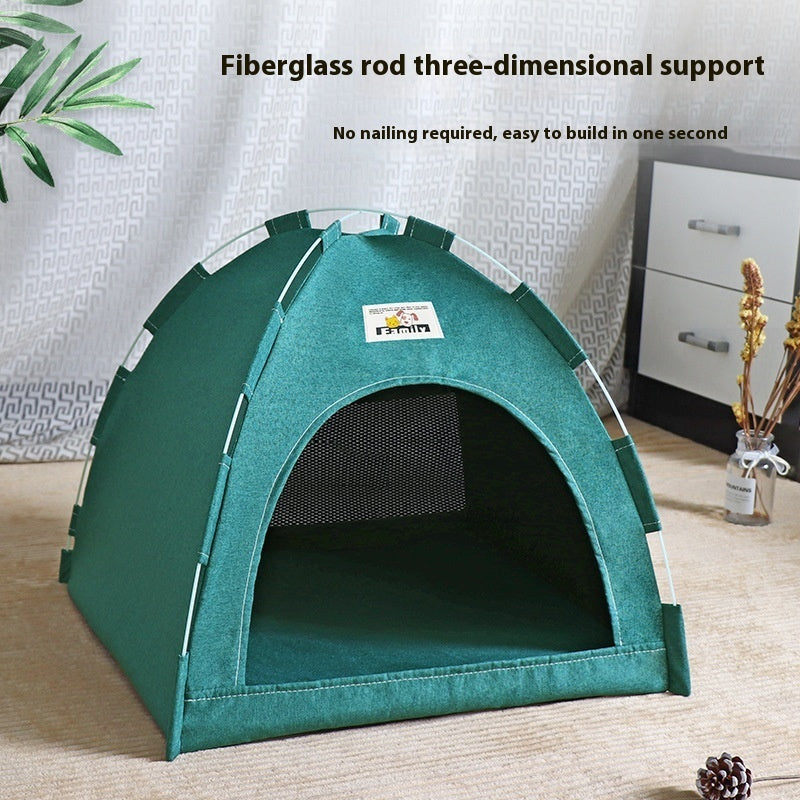 Cat Nest Tent Outdoor Breathable House Small And Medium-sized Dogs Removable And Washable