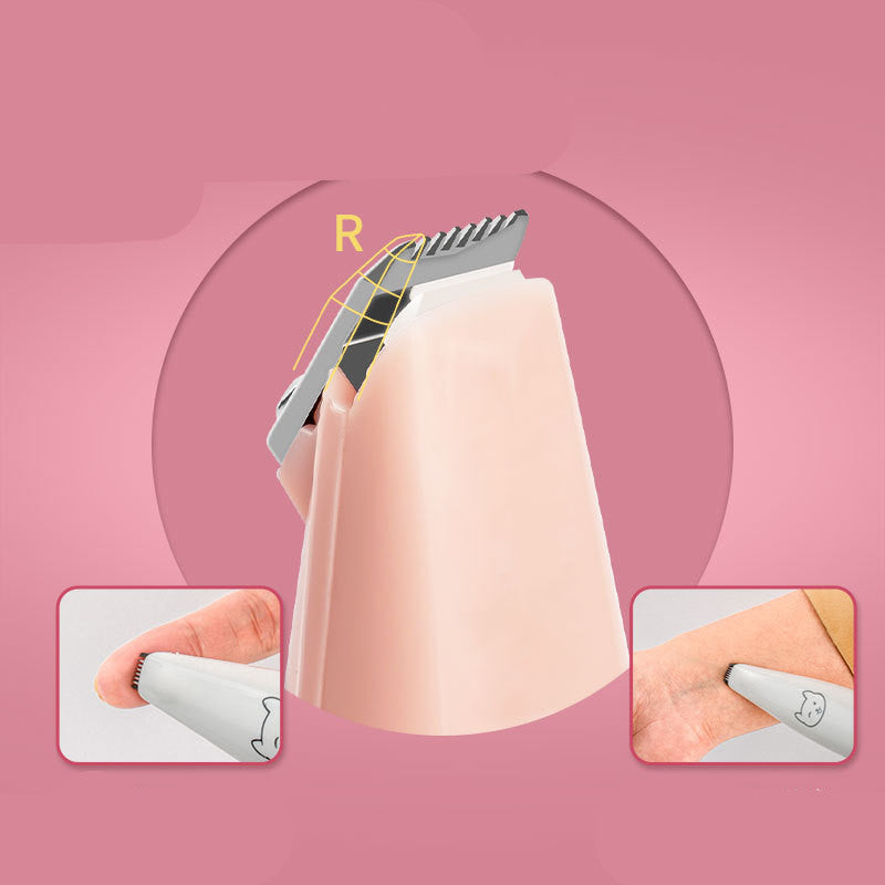 Dogs Trimming The Soles Of Their Feet And Shaving Hair Clippers