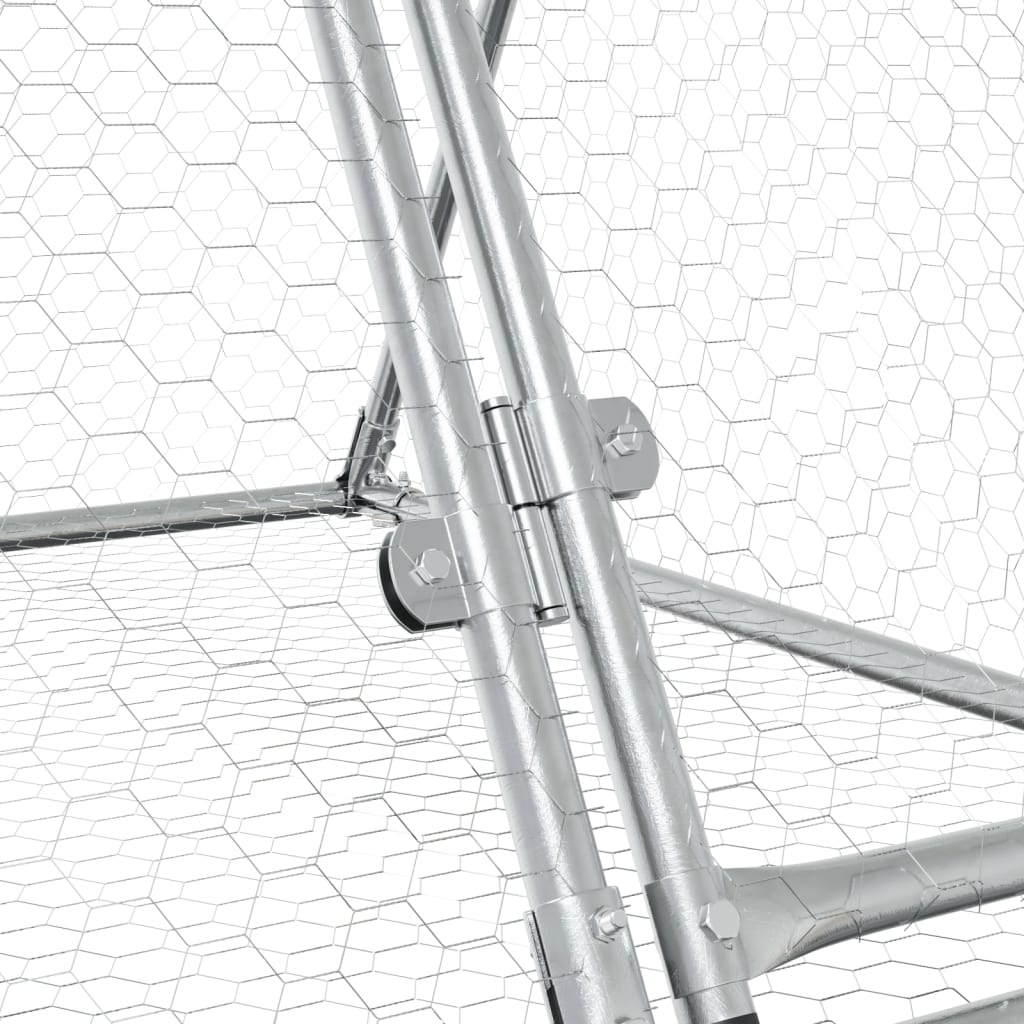 Rabbit Hutch Silver 200x Galvanized   Rabbit Hutch Silver