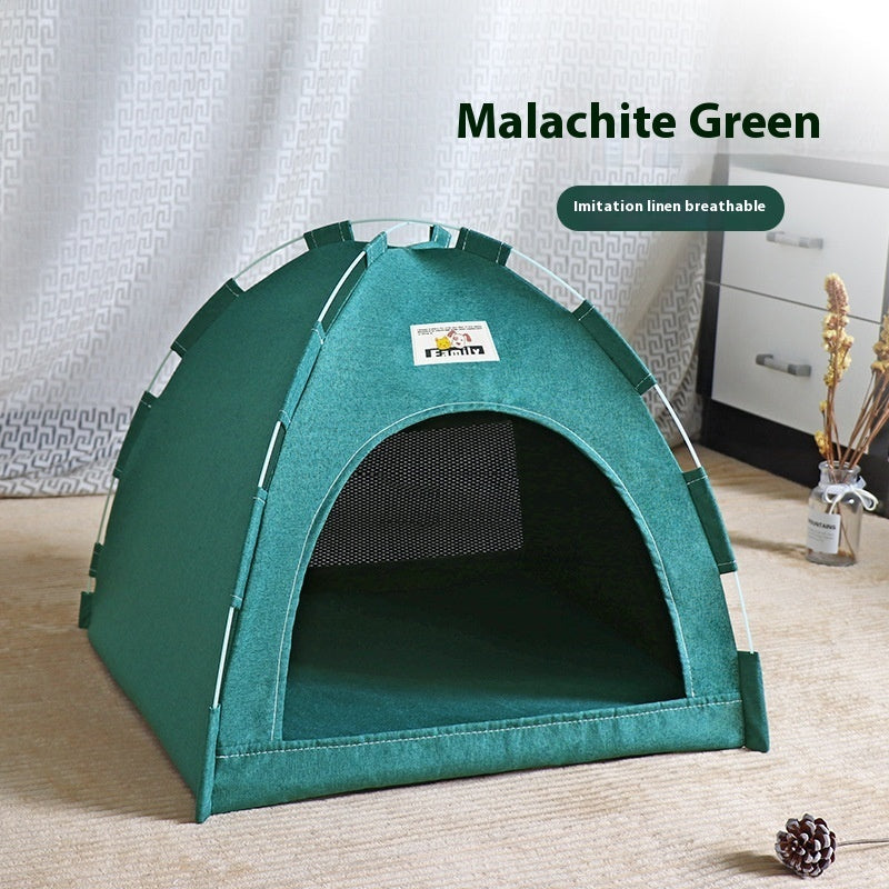 Cat Nest Tent Outdoor Breathable House Small And Medium-sized Dogs Removable And Washable