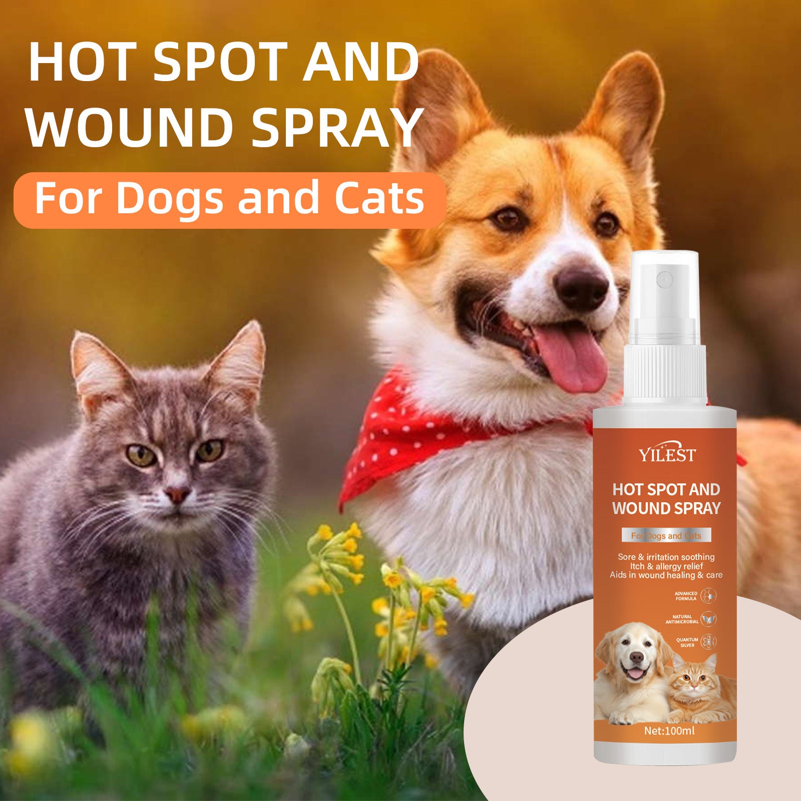 Spray Drive Away Internal And External Long-lasting Spray To Prevent Dogs And Cats Nibbling