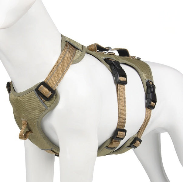 Harness For Large Dogs Durable Bite-Resistant Chest And Back Harness For Dogs