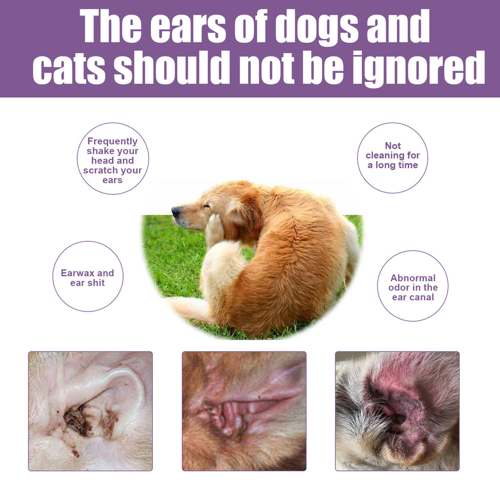 Cats And Dogs Relieve Meatus Acusticus Odor Cleaning Earwax Ear Washing Dropping Liquid
