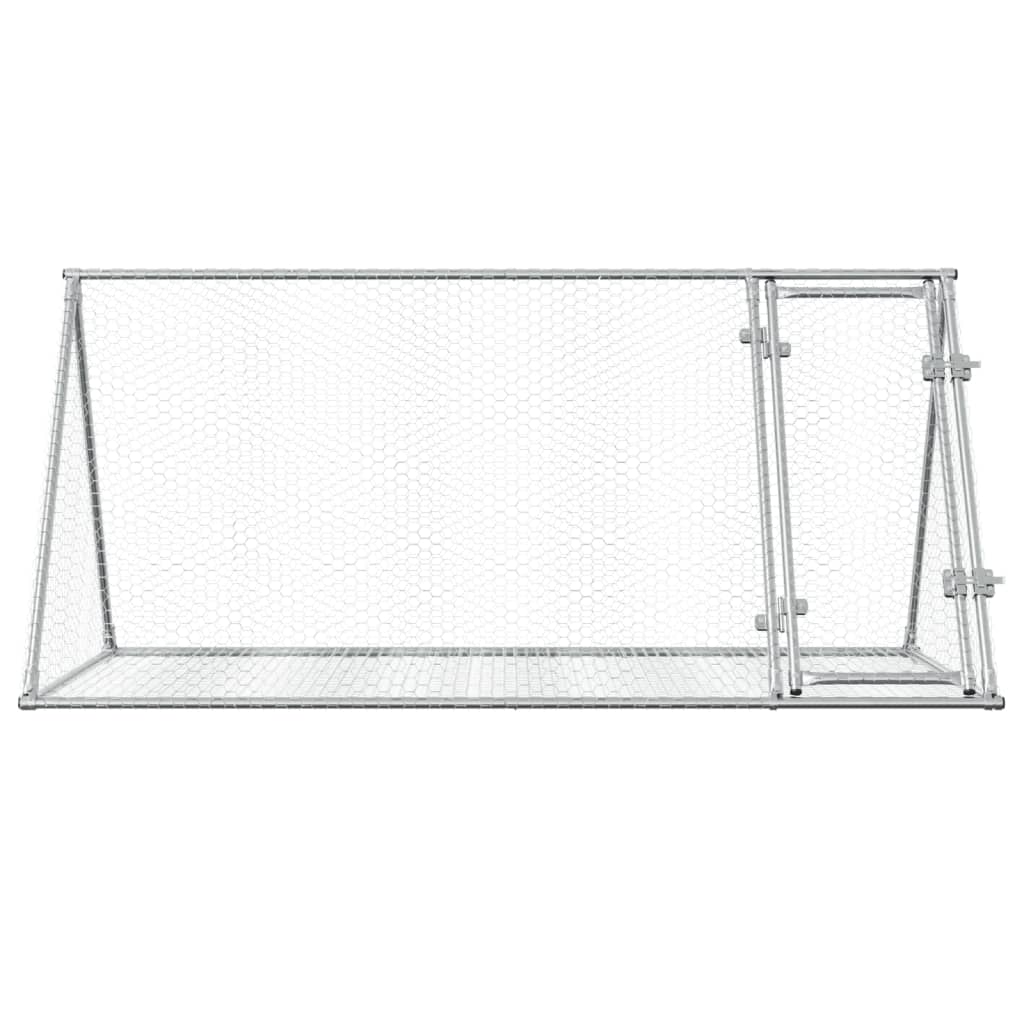 Rabbit Hutch Silver 200x Galvanized   Rabbit Hutch Silver