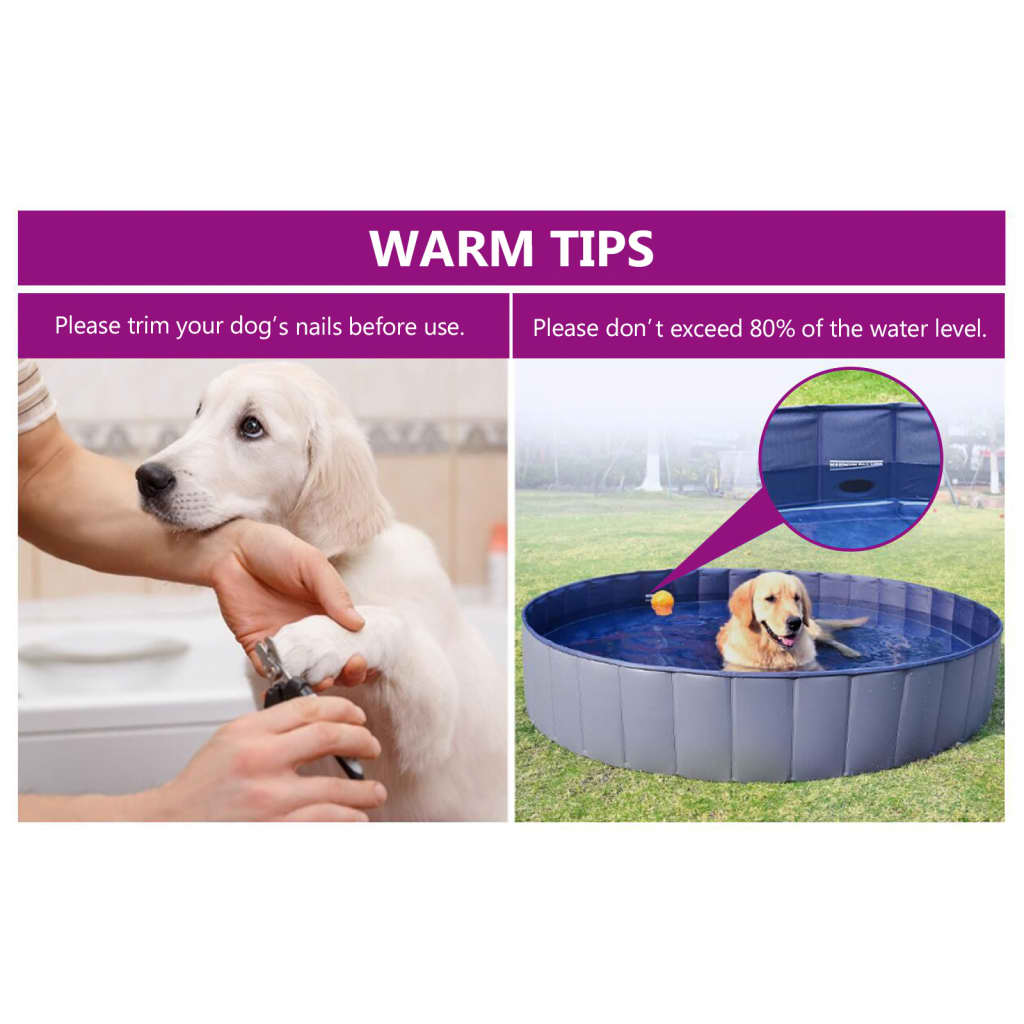 Foldable PVC Dog Pool