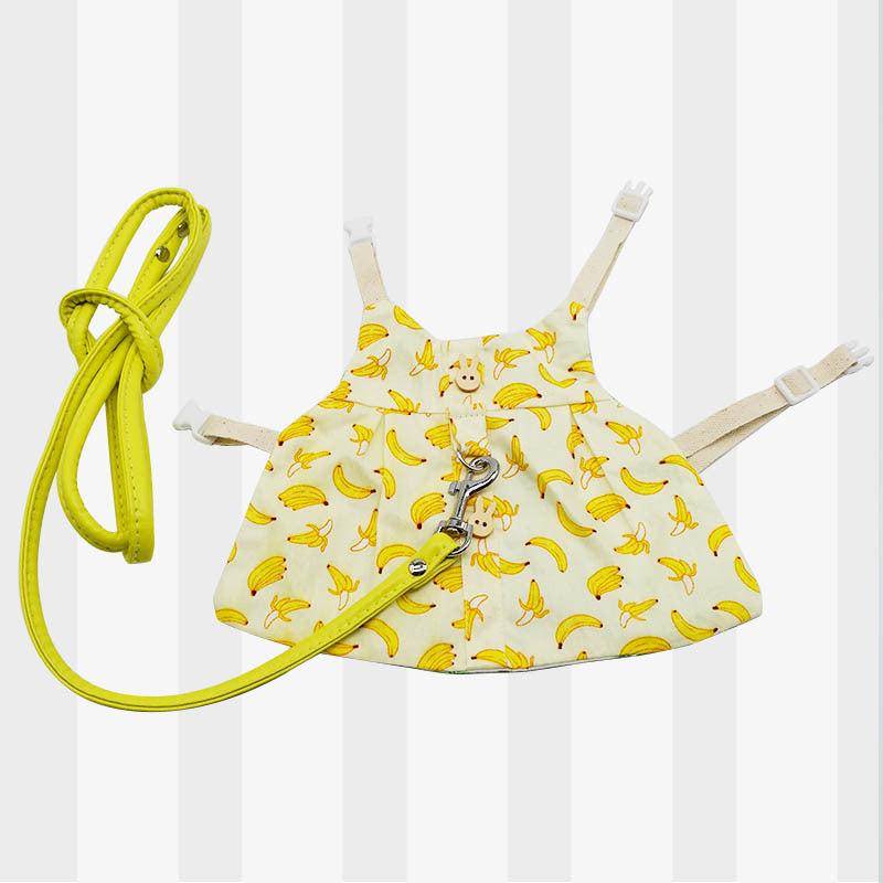 Pet Rabbit Rabbit Garden Small Banana Clothes  Traction Rope